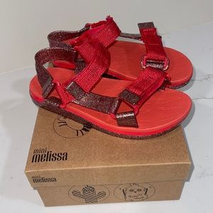 Melissa girls sandals new in box size 4